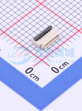 FFC/FPC连接器 KH-FPC0.5-H1.0SMT-6P-QCHF SMD,P=0.5mm 翻盖式 6
