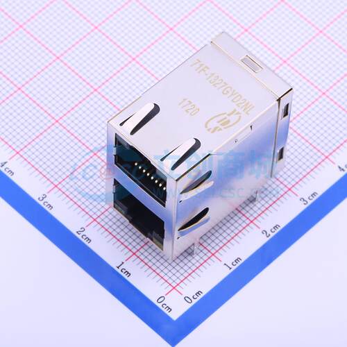 以太网连接器 71F-1327GYD2NL RJ45插座 电子元器件