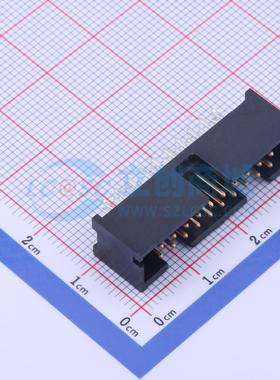 线对板针座 5104338-4 插件,P=2.54mm 2x10P 直插 电子元器件配单