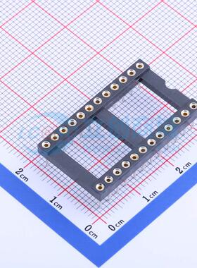 IC/晶体管插座 X5621FV-2x12-C1524D7430 DIP-24 2.54mm 原装正品