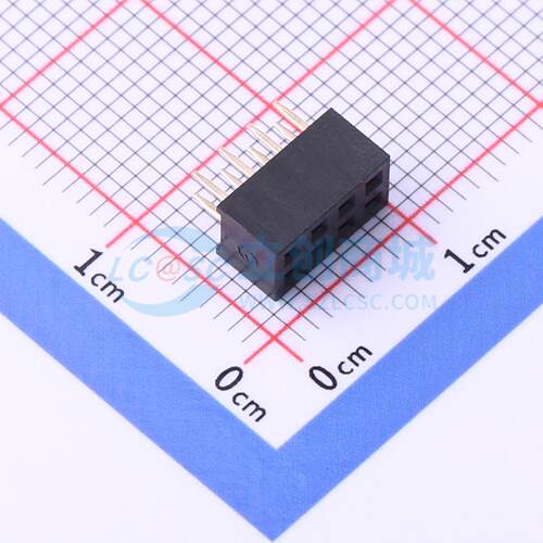 排母 KH-2FH-2X4P-H4.3 插件,P=2mm 2x4P 方孔 电子元器件配单
