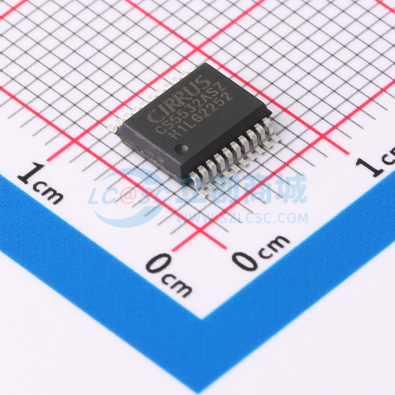 模数转换芯片ADC CS5532-ASZR SSOP-20-300mil 电子元器件配单
