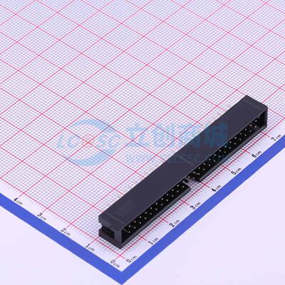 连接器 321050SG0ABK00A01 插件,P=2.54mm 2x25P 简牛座