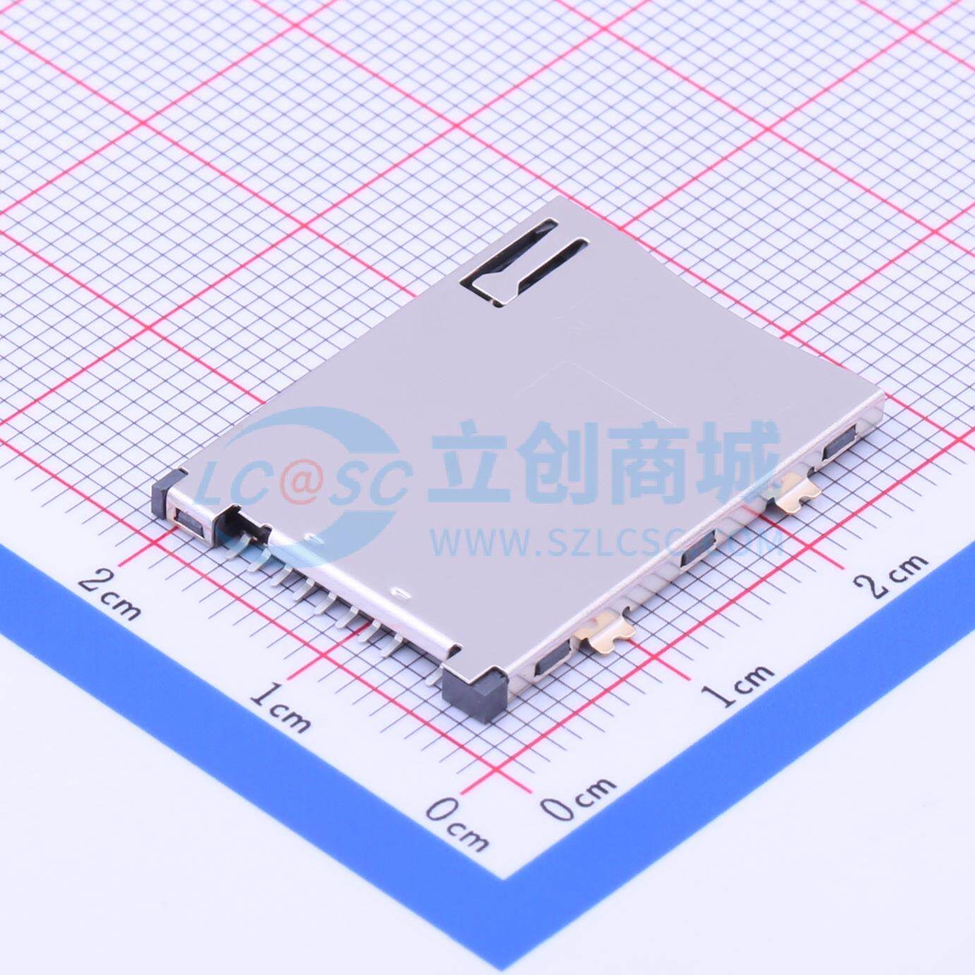 SIM卡连接器 SIM-115C SMD 自弹式 MiniSIM卡 卡座 1.88mm MiniSI