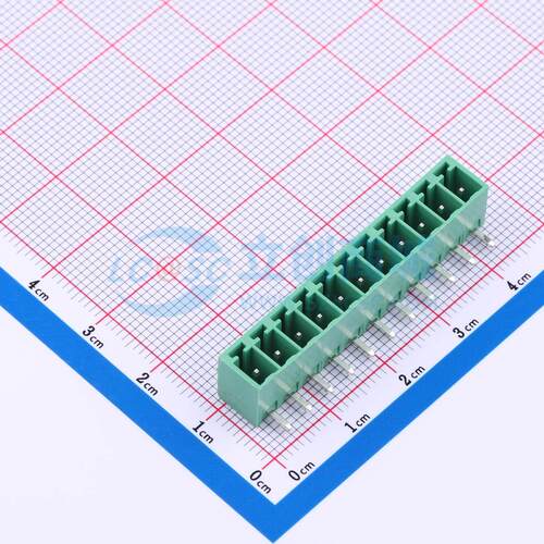 插拔式接线端子 MX15EDGRC-3.81-11P-GN01-Cu-A 弯插,P=3.81mm 板