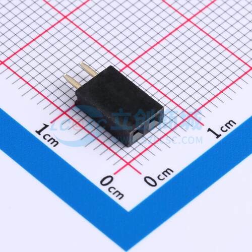 排母 CSHA101-0202A001A1AA 插件,P=2.54mm 1x2P 单排 电子元器件