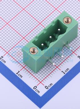插拔式接线端子 2ETYRM-5.08-03P-14-100AH 弯插,P=5.08mm 板端/