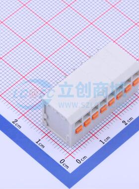 弹簧式接线端子 KF239-3.5-8P 插件P=3.5mm 1x8P 8P 电子元器件
