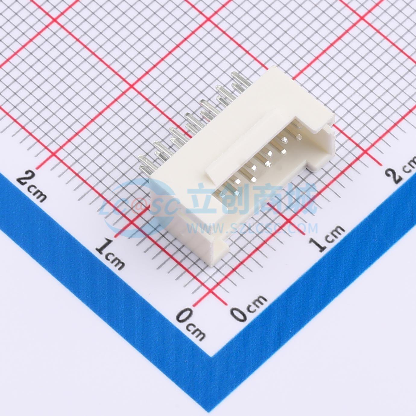 线对板针座 XD-PHB-2*7A 插件,P=2mm 2x7P 直插 电子元器件配单