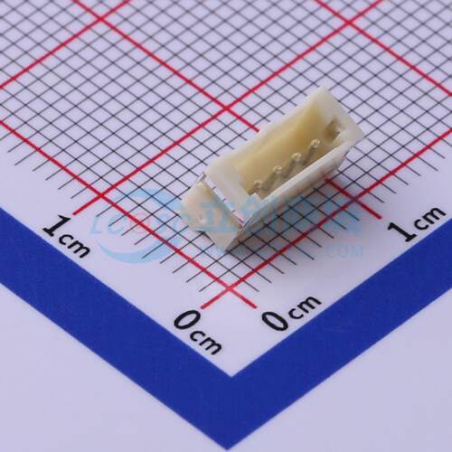 线对板针座 S4B-ZR-SM4A-TF(LF)(SN) SMD,P=1.5mm,卧贴 1x4P 卧贴