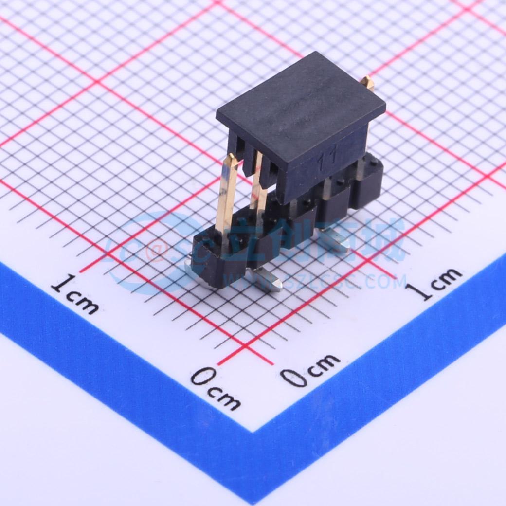 排针 54201-S08-05ALF SMD,P=2.54mm(交错脚) 1x5P 电子元器件