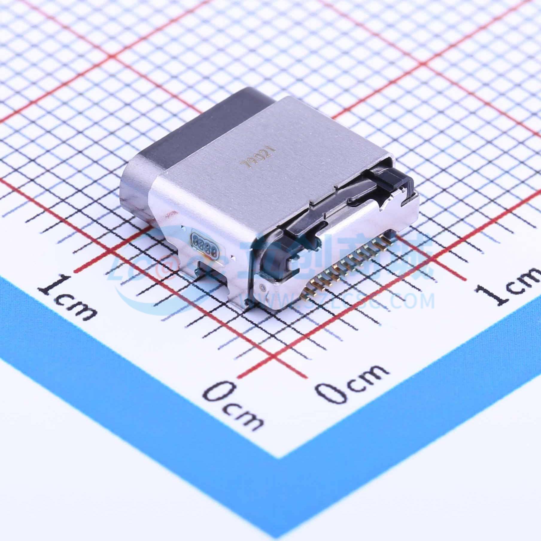 USB连接器 DX07S024XJ1R1100 插件 母 24P 原装 电子元器件配单