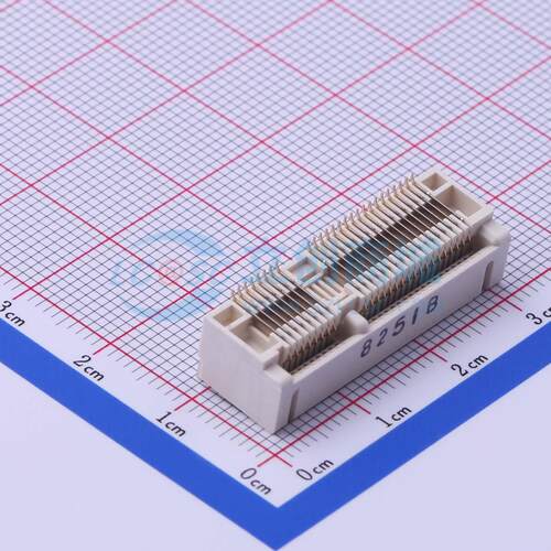 金手指连接器 AS0B226-S99Q-7H SMD,P=0.8mm,卧贴 0.8mm 52P 原装