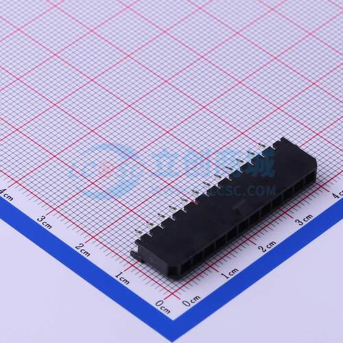 线对板针座 C3030WV-F-12P 插件,P=3mm 1x12P 直插 电子元器件