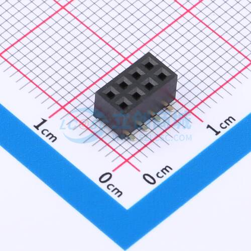 排母 XDM200-2-04-S-4.3-G0 SMD,P=2mm 2x4P 方孔 电子元器件配单