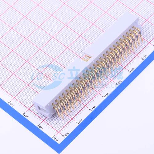 连接器 Z-231012850106 弯插,P=2.54mm 2x25P 简牛座