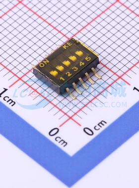 拨码开关 DSHP05TSGER SMD-10P,5.4x8mm 原装正品 电子元器件配单