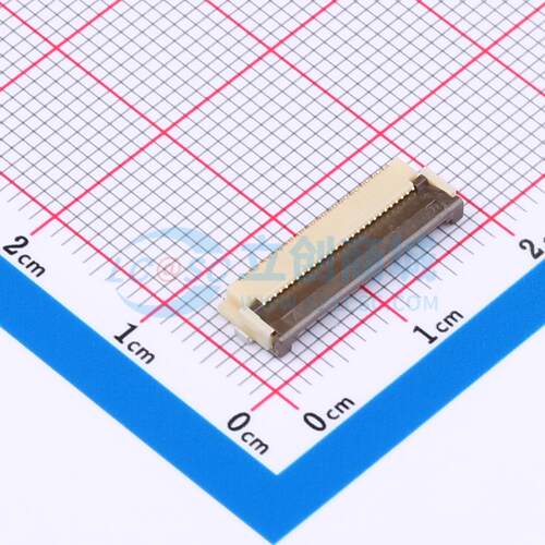 FFC/FPC连接器 FH12-28S-0.5SH(55) SMD,P=0.5mm,卧贴 翻盖式 28P