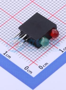 发光二极管/LED LH32K048F 橙红色,黄绿色 插件 电子元器件配单