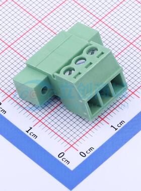 插拔式接线端子 DB2EKRP-3.81-3P-GN-S P=3.81mm 插头 1x3P 原装