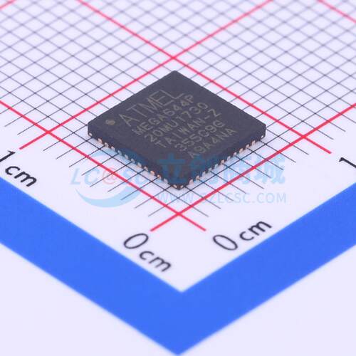 单片机(MCU/MPU/SOC) ATMEGA644P-20MU VQFN-44-EP(7x7) 原装正品