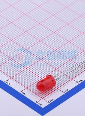 50只 发光二极管/LED 333-2SDRD/S530-A3-L 红色 插件,D=5mm 原装