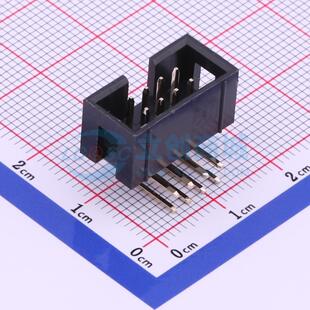 连接器 321008RG0ABK00A01 弯插,P=2.54mm 2x4P 简牛座