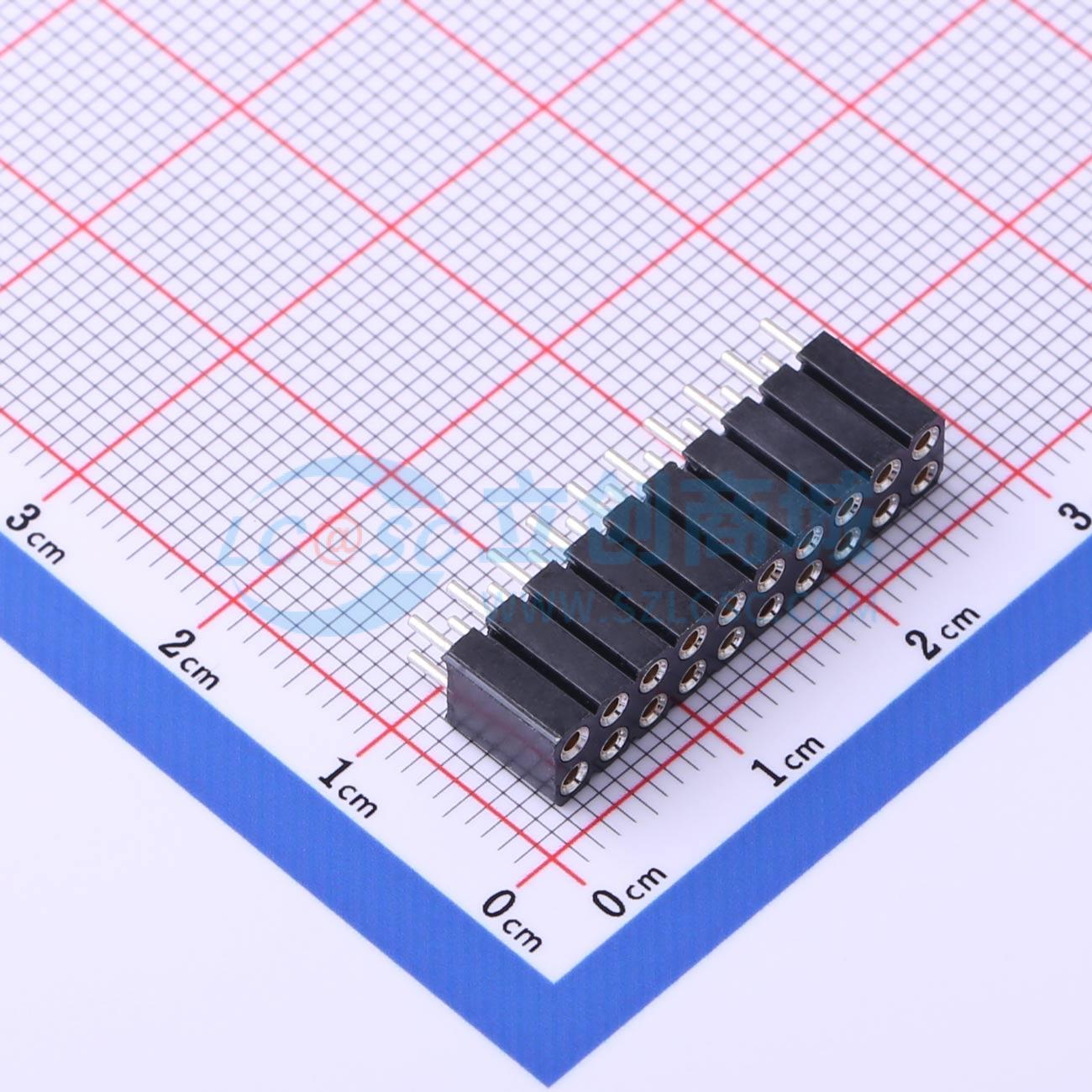 排母 MF254V-12-20-1000-H70 插件,P=2.54mm 2x10P 圆孔 原装正品