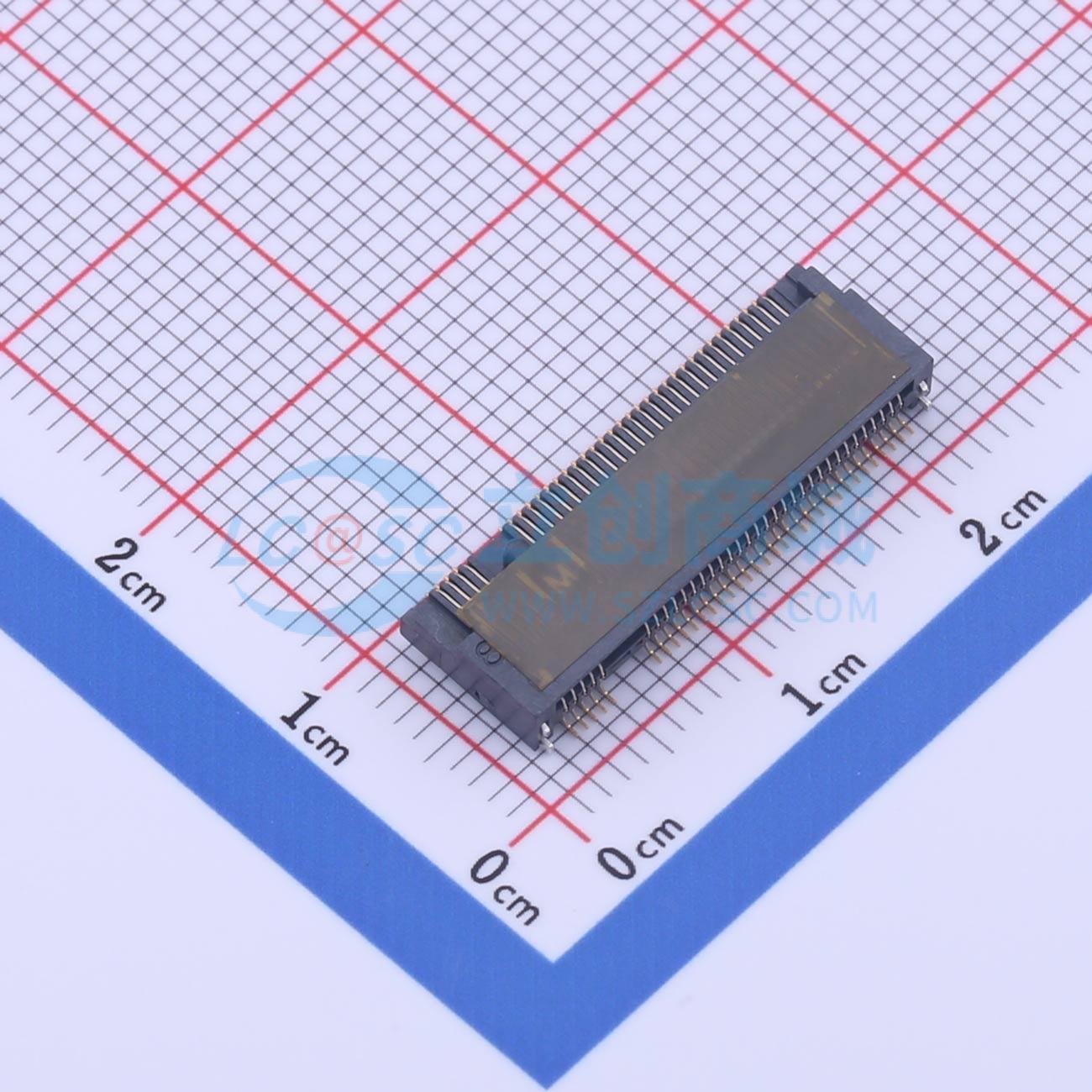 金手指连接器 AS0BC21-S30BM-7H SMD,P=0.5mm,卧贴 0.5mm 原装