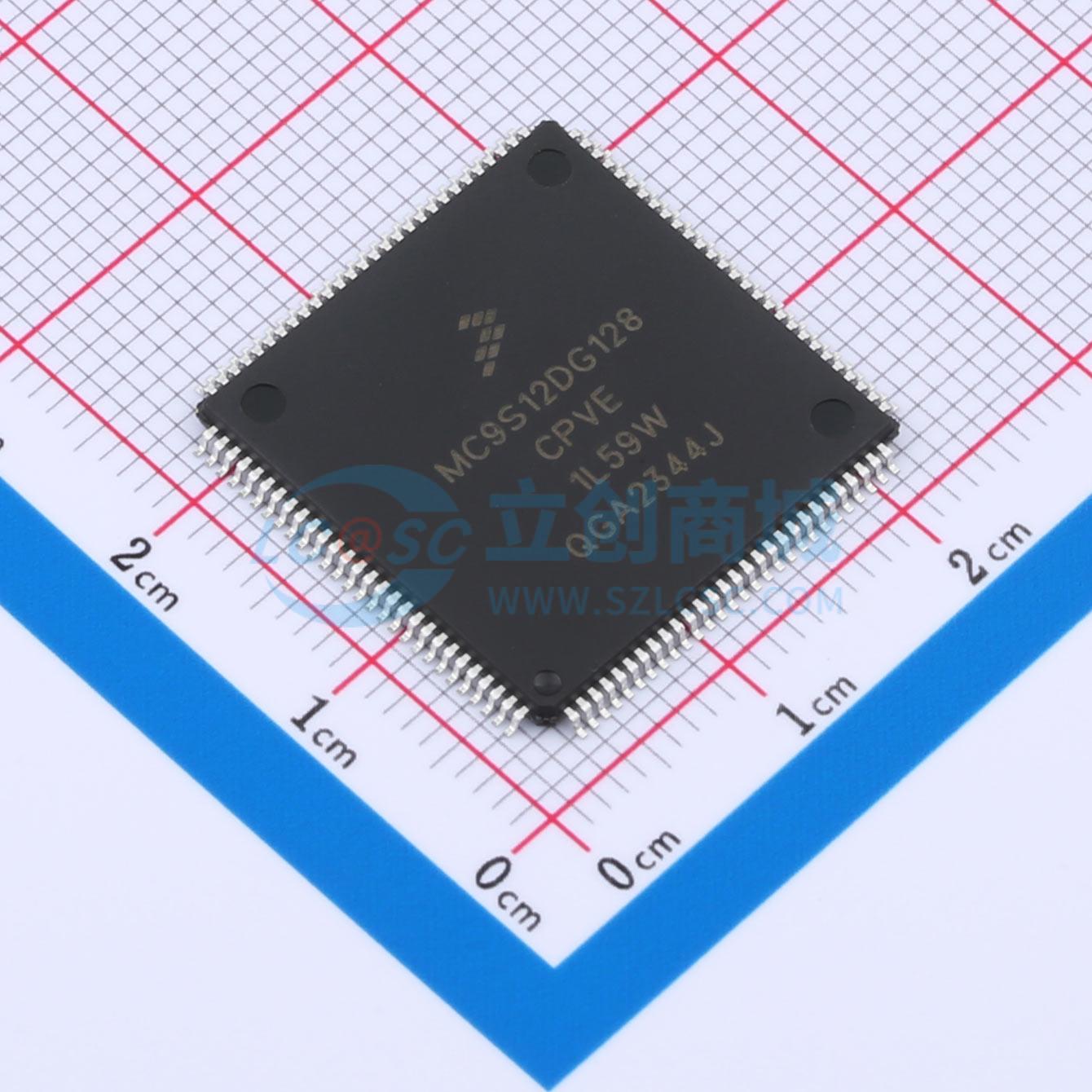 单片机(MCU/MPU/SOC) MC9S12DG128CPVE LQFP-112(20x20) 原装正品