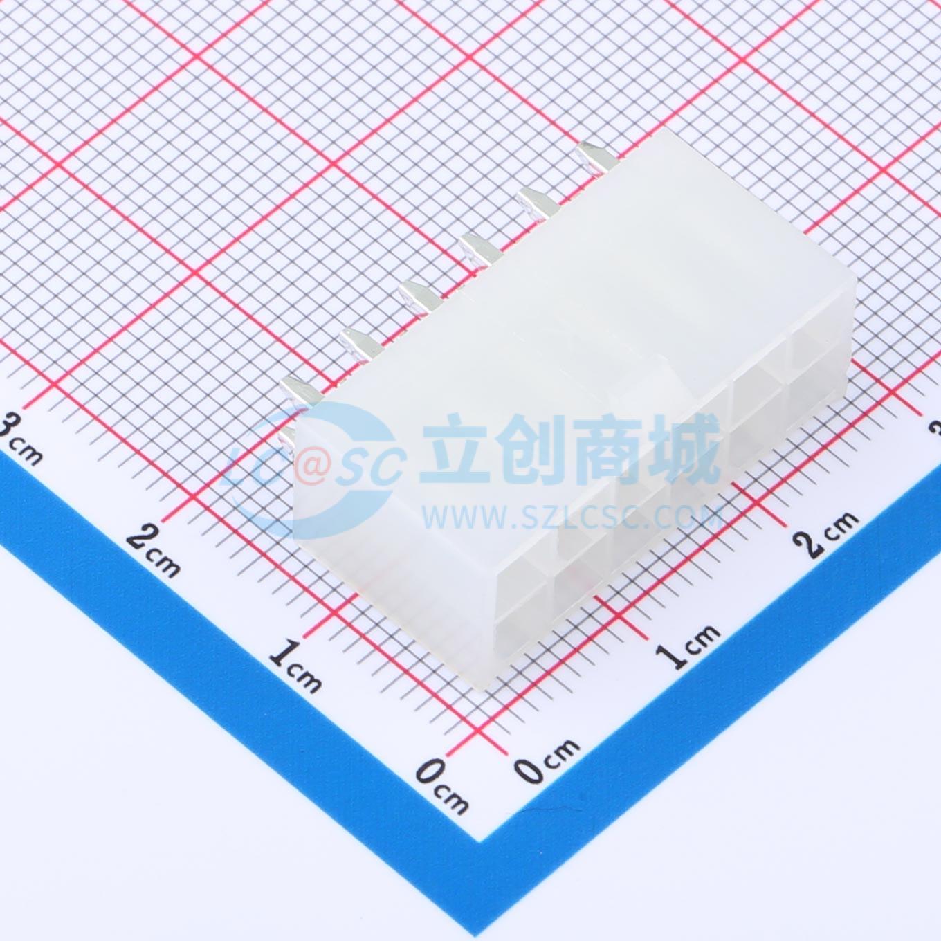 线对板针座 XD-5557-2*6A 插件,P=4.2mm 2x6P 直插 电子元器件