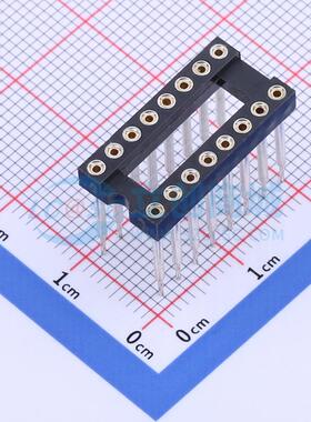 IC/晶体管插座 X5621FV-2x08-C30D1520 DIP-16 2.54mm 电子元器件