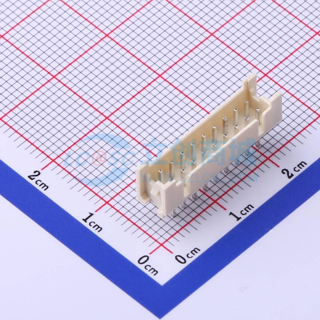线对板针座 X2026WV-2x09A-N0SN 插件,P=2mm 2x9P 直插 原装正品