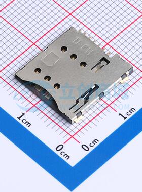 SIM卡连接器 SA0701254135-91-01 SMD 自弹式 MicroSIM卡 卡座 1.