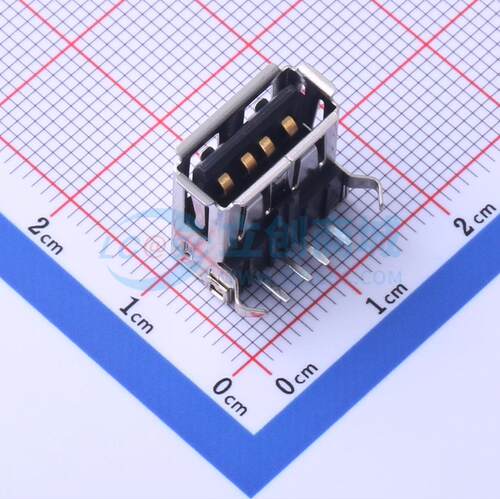 USB连接器 FUS202-FDBK6K 插件 原装正品 电子元器件配单