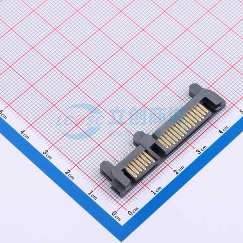 金手指连接器 SATA-001-M22S1BY-D SMD 22P 原装 电子元器件配单
