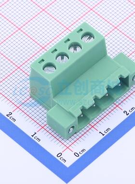 插拔式接线端子 KF2EDGRKM-5.08-4P P=5.08mm 插头 1x4P 原装正品