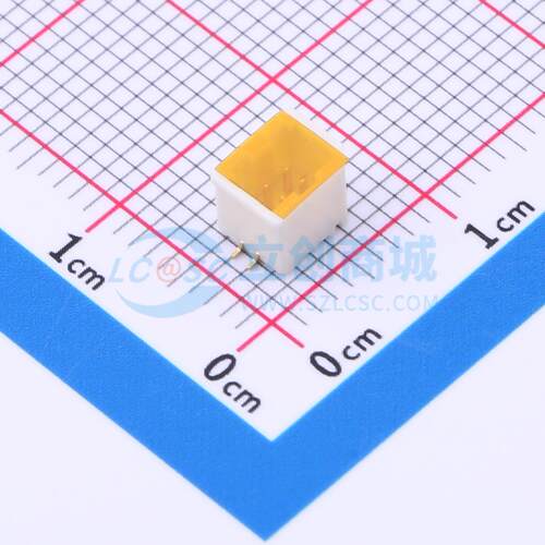 线对板针座 HC-SHD-2*2PLT-G-04 SMD,P=1mm 2x2P 立贴 电子元器件