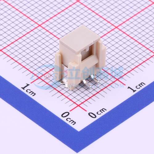 线对板针座 X2011WVS-02A-9TSN SMD,P=2mm 1x2P 立贴 电子元器件