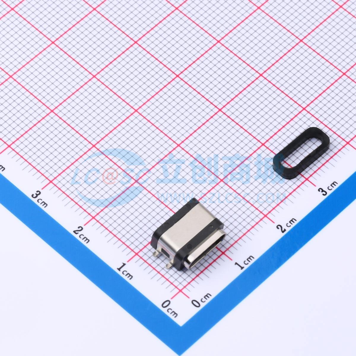 USB连接器 HYCW393-USBC16-785B SMD 母 16P 原装 电子元器件配单