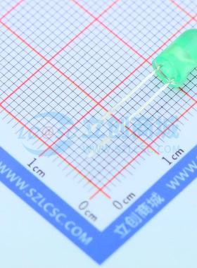 50只 发光二极管/LED 333-2SYGD/S530-E2 黄绿色 插件,D=5mm 原装