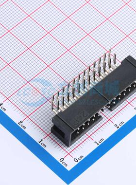 连接器 DS1013-24RSiB-B-0 插件,P=2.54mm 2x12P 简牛座