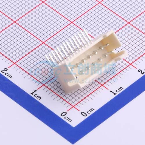 线对板针座 HX20028-14WAP 弯插,P=2mm 2x7P 弯插 电子元器件配单