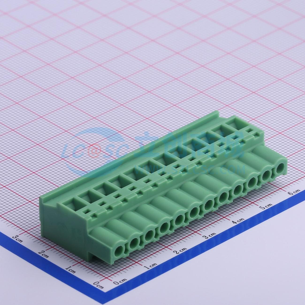 插拔式接线端子 KF2EDGKB-5.08-12P P=5.08mm 插头 1x12P 原装