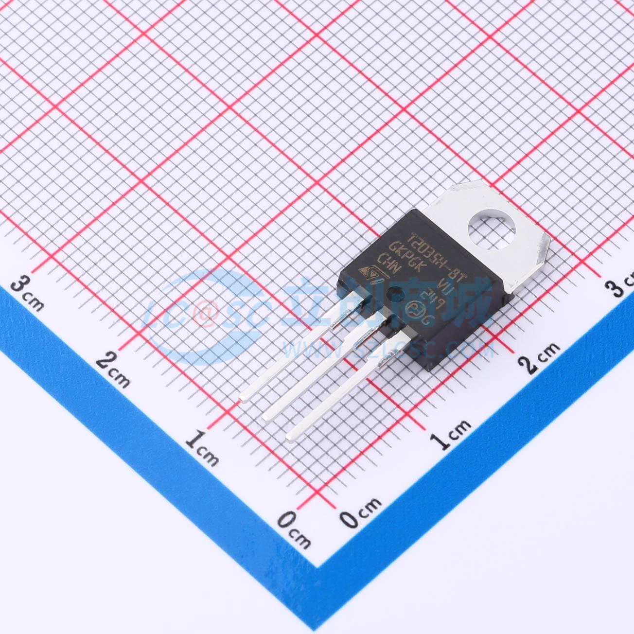 晶闸管(可控硅)/模块 T2035H-8T TO-220 ST(意法半导体) 原装正品