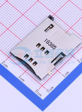 SIM卡连接器 475530001 SMD 自弹式 MiniSIM卡 卡座 1.8mm MiniSI