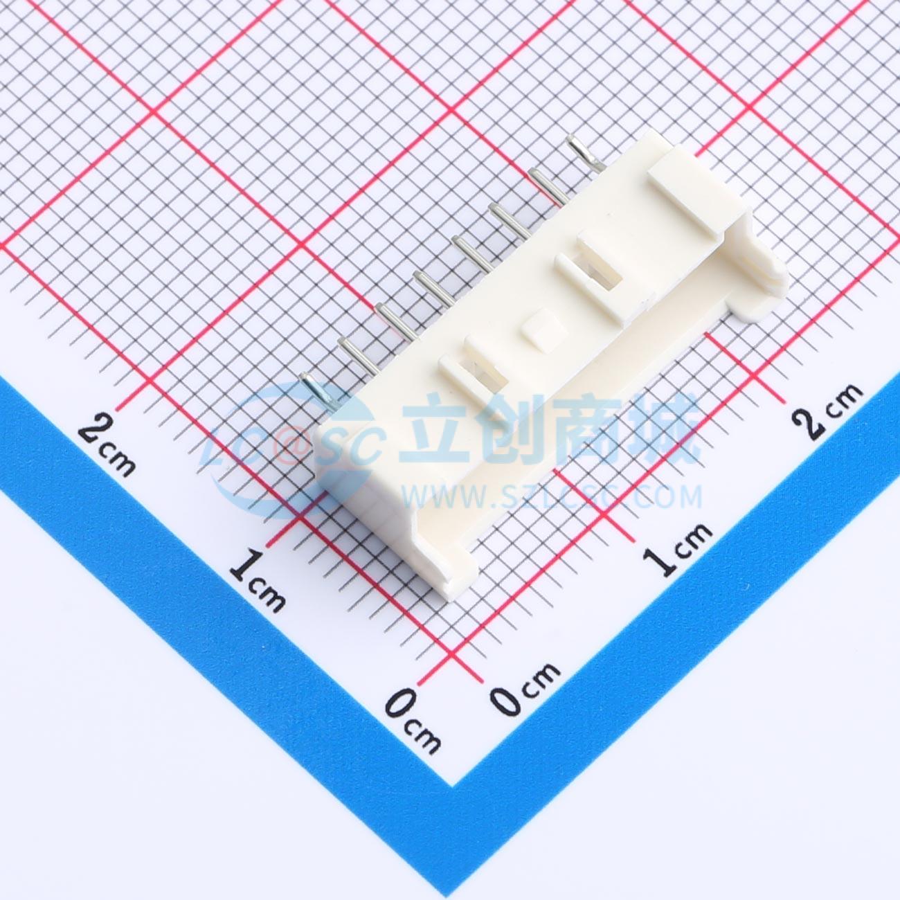 线对板针座 XD-XA-8A 插件,P=2.54mm 1x8P 直插 电子元器件配单
