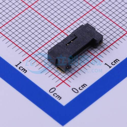 线对板针座 A1253WRA-S-06PNLBG1G00R SMD,P=1.25mm,卧贴 1x6P 卧