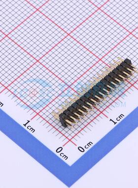 排针 X1321WV-2x17J-C30D23 插件,P=1.27mm 2x17P 方针 原装正品