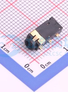 2.5mm耳机座 PJ-242D-SMT SMD 500mA 30V 原装 电子元器件配单